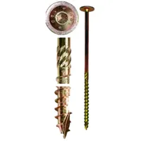 Klimas Tellerkopfschrauben Holzbauschrauben alle Größen Tellerkopf Torx Schrauben (50Stück