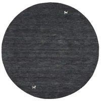 Pergamon Natur Teppich Indo Nepal Gabbeh Shiva Anthrazit, 150cm