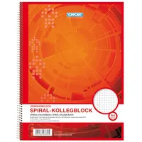 Stylex Collegeblock DIN A4, kariert, 25 Stück