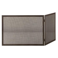 Heibi Metall Kaminholzregal Heibi Funkenschutz Stahl/Draht schwarz glimmer 70/110x50