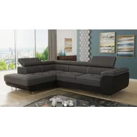 Sofnet Ecksofa Caris mit Schlaffunktion und einstellbare Kopfstützen, Wohnlandschaft