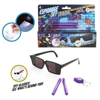 Toi-Toys Spionage-Set mit Spiegelbrille, Geheimstift und UV-Lampe