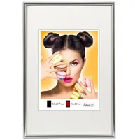 Ideal Trend Bilderrahmen Kunststoff silber 50x50 cm Collage