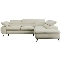 MKS Meble Ecksofa mit Schlaffunktion Peter & Beige, ¦