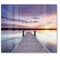 Deqori Herdabdeckplatte Glas | einteilig 60x52 cm | Motiv