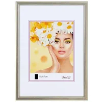 Ideal Trend Bilderrahmen EKO Holz silber 10x15 cm 2er