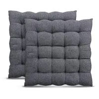 BestLivings Stuhlkissen Lissabon 40 x 40 cm Grau 2er
