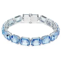 Swarovski Millenia Armreif, Blau Rhodiniert 5694135 Größe M