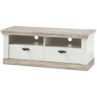 Furn.design Rovola TV-Lowboard 134 x 51 cm Weiß/Holzwerkstoff