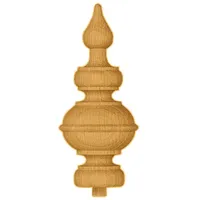 Selva Zierteil gedrechselt Eiche Holz