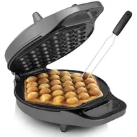 Princess - Bubble Waffeleisen drehbar & Gabel Eierwaffeln Ø20cm