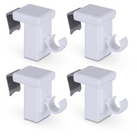 BestLivings Klemmträger 4er Pack - für Cafehaustangen Ø10mm -