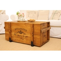 Uncle Joe ́s Truhe Couchtisch Truhentisch im Vintage Shabby