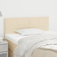 VidaXL Kopfteil Creme 90x5x78/88 cm Stoff