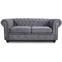 Sofnet Sofa Chesterfield Asti 2-Sitzer, Couchgarnitur 2-er, Sofagarnitur, Couch