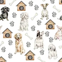 Ti-Flair Servietten Papier 33x33cm 3-lagig mit Hunden Motiv 20
