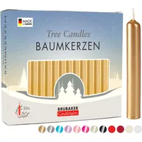 Brubaker Baumkerzen 100 St. gold