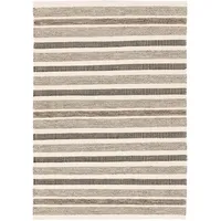 Pergamon Natur Teppich Wolle Rana Streifen 140x200 cm,