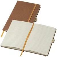 Livepac-Office Notizbuch mit recyceltem Ledereinband / 160 linierte Seiten