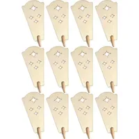 Brubaker Flügelrad Ersatzteile - 12 Flügel für Weihnachtspyramiden 45