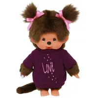 Monchhichi Mädchen im lila Kleidchen | 20 cm |