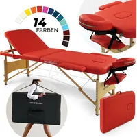 Vendomnia Mobile Massageliege - Holzfüße mit 3 Zonen höhenverstellbar