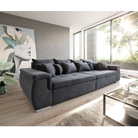 DeLife Couch Navin Graphite 275x116 cm Sofa mit Kissen