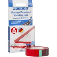 WEICON Klebeband Montage-Klebeband transparent 3 m x 19 mm