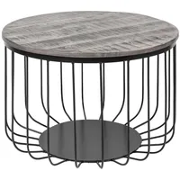 Riess-Ambiente invicta Couchtisch Factory Loft Mango, Höhe 40 cm,