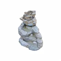 Granimex - Rio Negro Polystone Bachlauf 2-teilig Wasserfall Springbrunnen