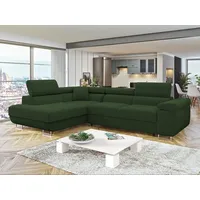 Mirjan24 Ecksofa Torezio Cord, mit Bettkasten und Schlaffunktion, Einstellbare
