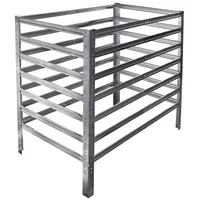 Shelfplaza HOME Komposter 100x110x45 cm in verzinkt mit 495