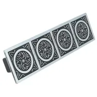 MS Beschläge Möbelgriff Nickel Schwarz