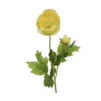 MARELIDA Ranunkel mit Blüte und Knospe am Stiel Kunstblume