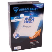 Wessel-Werk 4 x WM3 = Swirl M52 Staubsaugerbeutel für