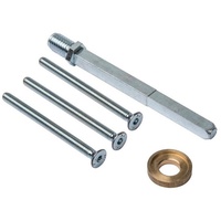 MS Beschläge - Schutzbeschlagbefestigung abgesetzter 8/10mm Vierkant M6 Schrauben