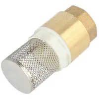 Tecuro Messing-Fußventil 1/2 Zoll goldfarben