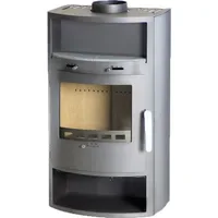 THERMIA Kaminofen Borneo V1 Stahl Grau