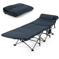 Costway Feldbett Klappbar, Campingbett mit Matratze