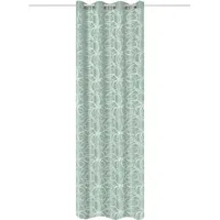 HOME WOHNIDEEN Lenny, Jacquardmuster Kreise, 245x140 cm, Blickdicht, Farbe:lindgrün,