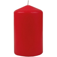 HS Candle Adventskerze Stumpenkerze 10 cm rot