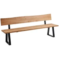 58 aufm Kessel 58aufmkessel Sitzbank, Wildeiche Holz, 200x87x54 cm,