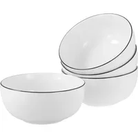 CreaTable Allround Black Line Buddha Bowl 4-tlg. Weiß