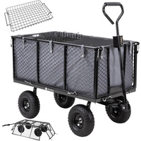 MIWEBA Bollerwagen MB-550 grau/schwarz