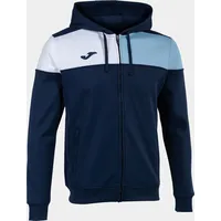 Joma Crew V Reißverschlusspullover - Navy / Sky /