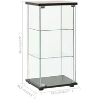 VidaXL Vitrine 42,5 x 36,5 x 86 cm Schwarz