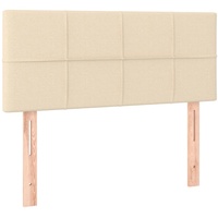 VidaXL Kopfteil Creme 100x5x78/88 cm Stoff