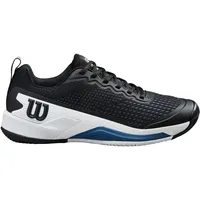 Wilson Rush Pro 4.5 Tennis Shoe, Black/White/Ensign Blue 48