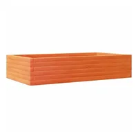 VidaXL Pflanzkübel Wachsbraun 110x60x23 cm Massivholz Kiefer