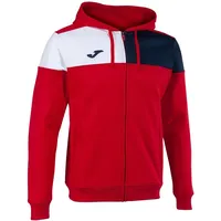 Joma Crew V Reißverschlusspullover - Red / Navy /